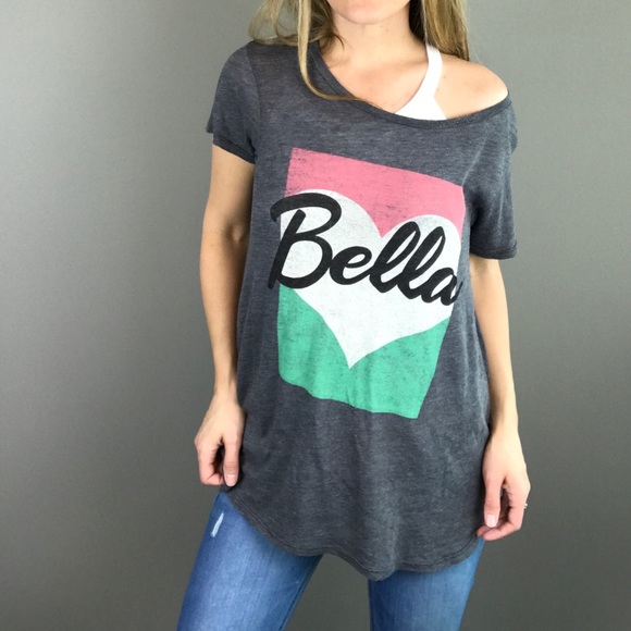 Wildfox Tops - WILDFOX Gray Bella tee